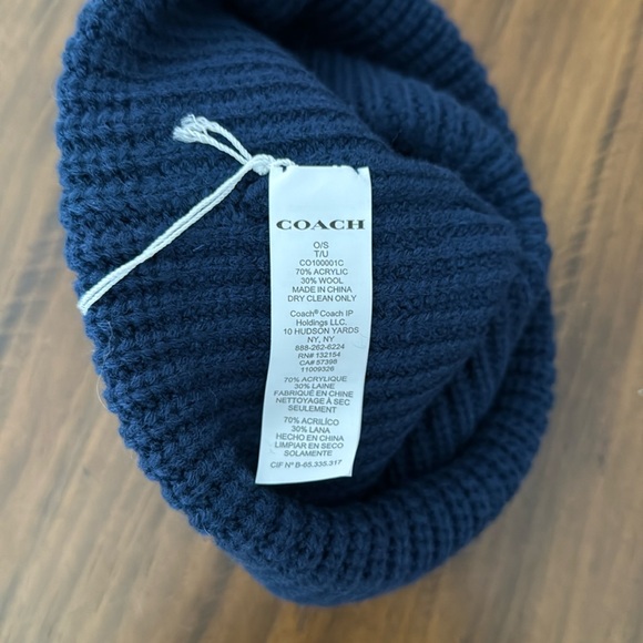 Coach patch beanie NWT - Picture 3 of 4